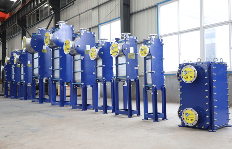 河南某化工廠訂購的板式熱交換器驗收成功